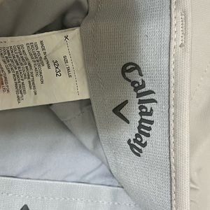 Like “New” Off White 32 x 32 Callaway Golf Pants